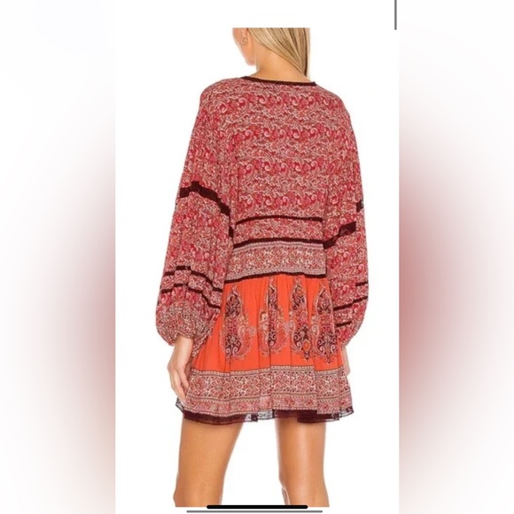 Free People Luna Scarf Print Mini Dress/Tunic NWT - Picture 3 of 10